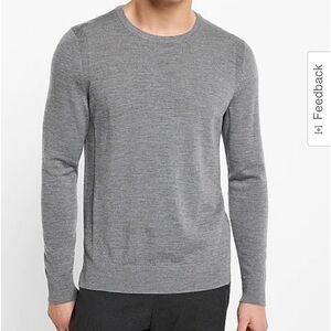 NWT 🏷️ Express Men’s Merino Wool Crew Neck Sweater